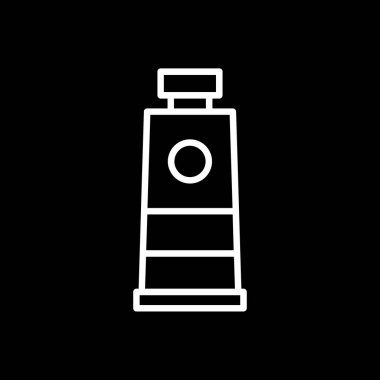 Basit bir resmetme tüpü simgesini boya 