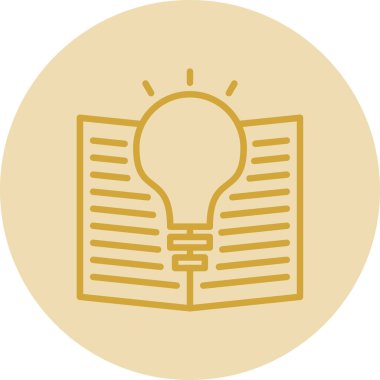 Fikir simgesi vektör illüstrasyonu