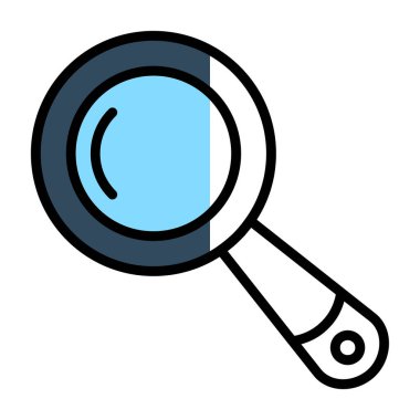 Ara. Web simgesi basit illüstrasyon 