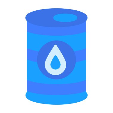 Su damlası ikonu. vektör illüstrasyonu