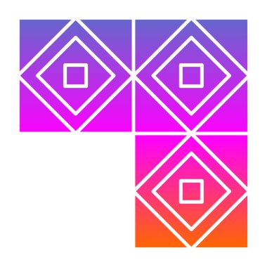 Soyut geometrik arkaplan, renkli vektör çizimi