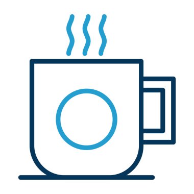 Kupa web simgesi, vektör illüstrasyonu 