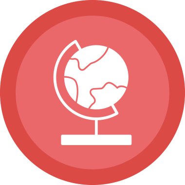 dünya küresel vektör düz tasarım 