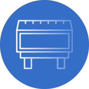 Modern b 'nin vektör illüstrasyonu eksik simgesi