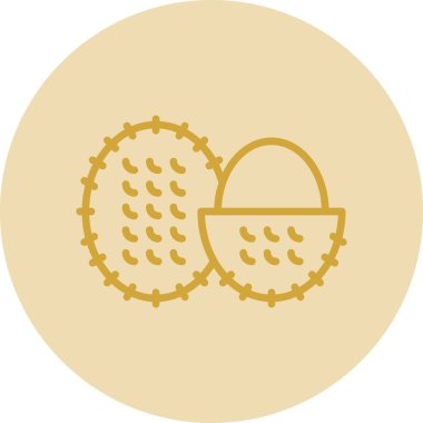 taze rambutan ikon vektör çizimi tasarımı