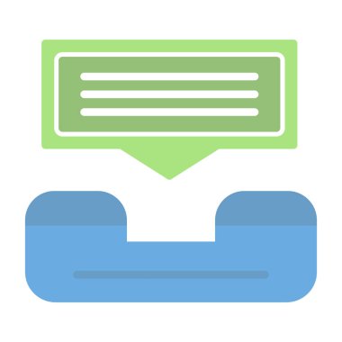 Yardım hattı web simgesi, vektör illüstrasyonu