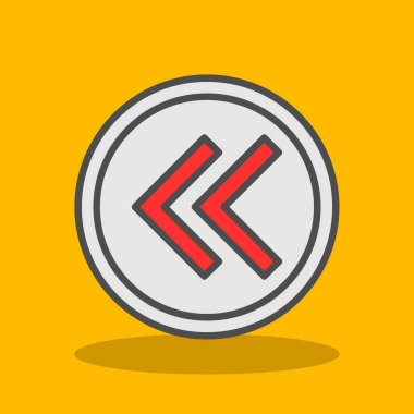 Yol simgesi renkli çizgi sembolü. Moda tarzında premium kalite izole yol ögesi.