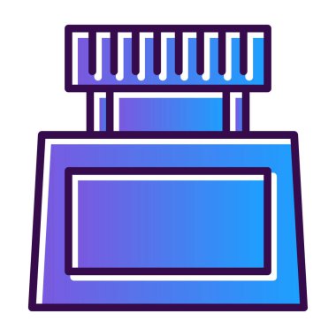 Yazıcı. Web simgesi basit illüstrasyon