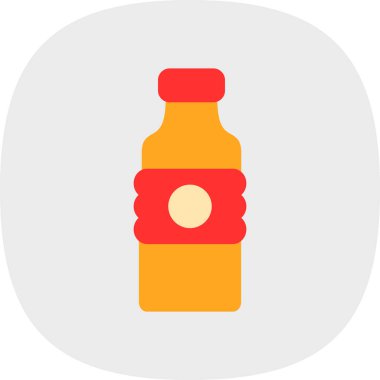 Su şişesi ikonu. özet çizimi 