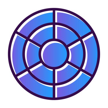 Hedef. Web simgesi basit illüstrasyon