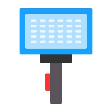 fırça ağ ikonu vektör illüstrasyonu