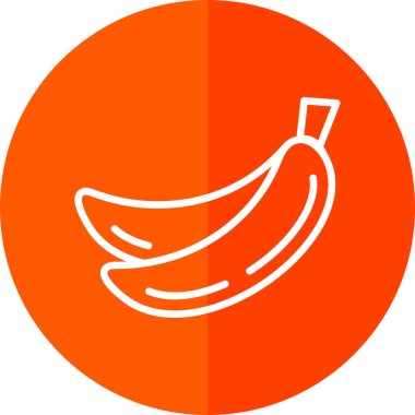 muz ikonu. vektör çizimi tasarımı 