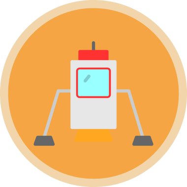 robot ikon vektör illüstrasyonu