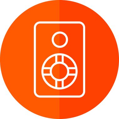 Modern bir simgenin vektör illüstrasyonu