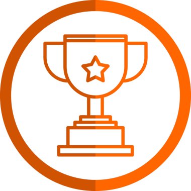 kupa vektör illüstrasyonu, simge ögesi arkaplanı                       