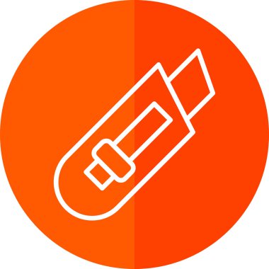 Kağıt Kesicisi ikon vektör illüstrasyonu