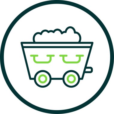 Tramvay Simgesi vektör çizimi