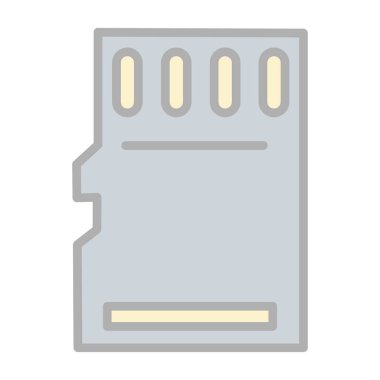 usb simgesi, düz tasarım biçimi