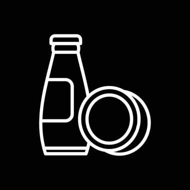 Gıda simgesinin vektör illüstrasyonu