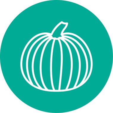 balkabağı ikon vektör çizimi