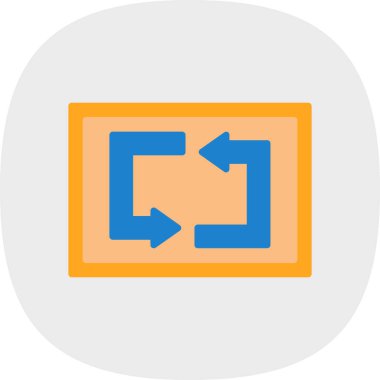 Web simgesi, vektör illüstrasyonunu tekrarla