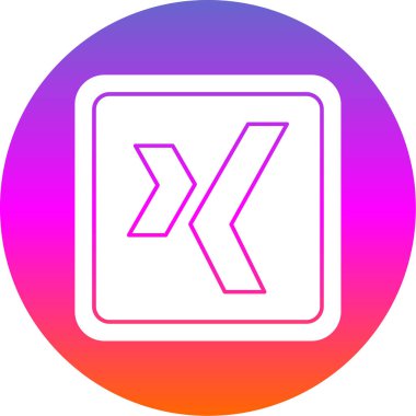 X-ışını simgesi beyaz arkaplanda izole edildi. Röntgen. Işın işareti. Değişken renk şekilleri. vektör illüstrasyonu