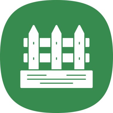 Çit. Web basit illüstrasyonu