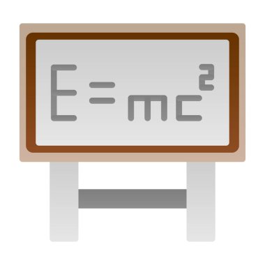 düz ikon matematik tasarımı