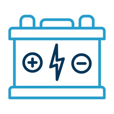 Pil. Web simgesi basit tasarım                       