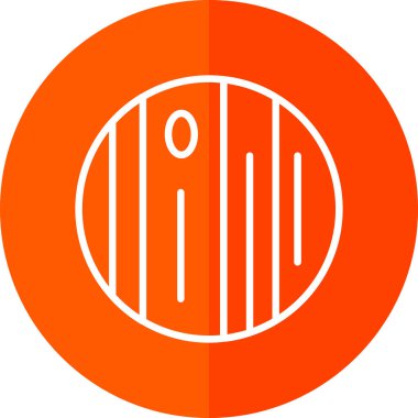 gezegen simgesi, vektör illüstrasyonu basit tasarım