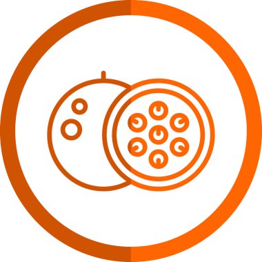 Çizgi film Passionfruit 'in vektör çizimi