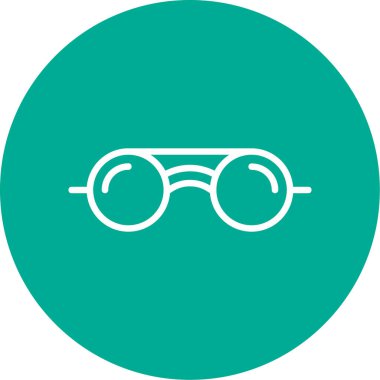 göz gözlük simge vektör çizim