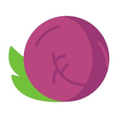 Turp. Web simgesi basit illüstrasyon