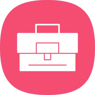 Çanta. Web simgesi basit tasarım