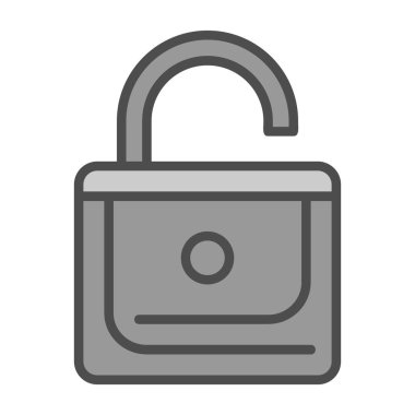 Kilitlenmemiş işaret vektörü çizimi.