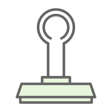 Damga web simge vektör çizim