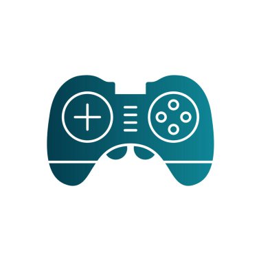 Oyun denetleyici web simgesi basit resimleme arkaplanı 