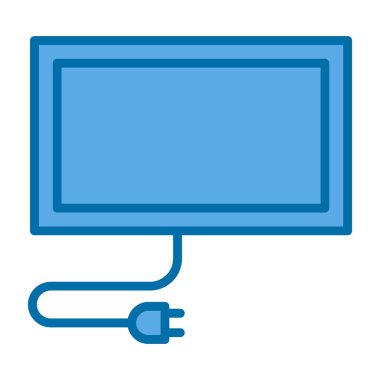 ekran simge vektör çizim 