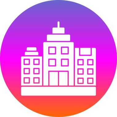 modern yapı web simgesi, vektör illüstrasyonu