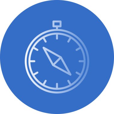 vector illustration of Compass modern icon            