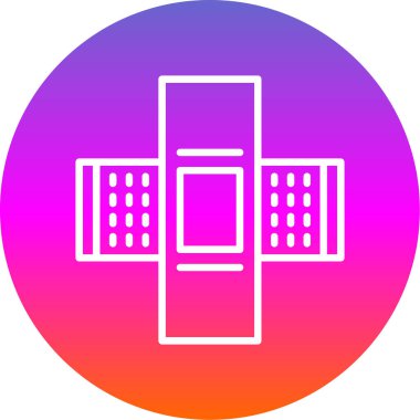 Modern b 'nin vektör illüstrasyonunda müziğin eksik simgesi