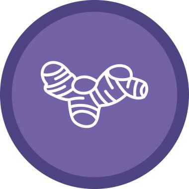 bir kemik vektör simgesi