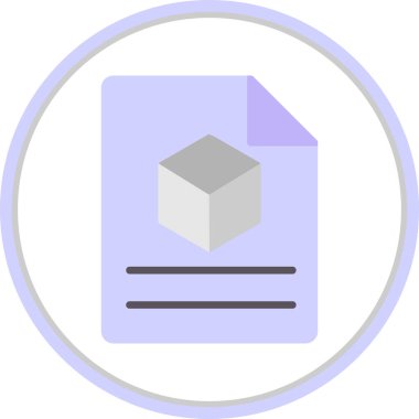 Kutu. Web simgesi basit illüstrasyon