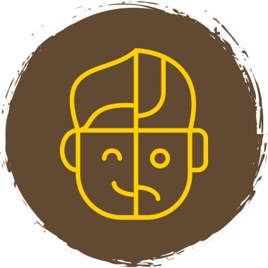 Sakallı bir adamın vektör çizimi