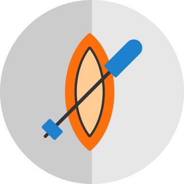 Bir fırça simgesinin vektör illüstrasyonu