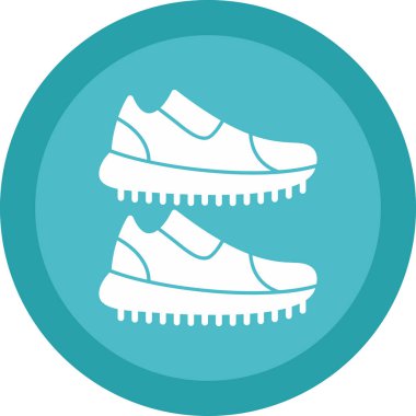 vector illustration of modern shoes icon