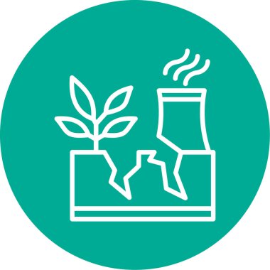 bitki simgesi vektör illüstrasyonu