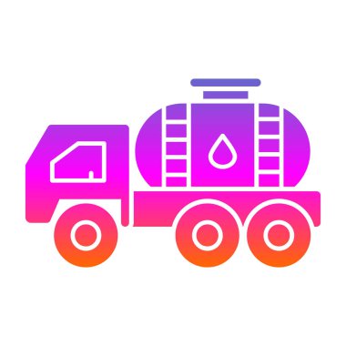 Yağ pompası ikon vektörü. Taslak pompa işareti. renk sembolü çizimi