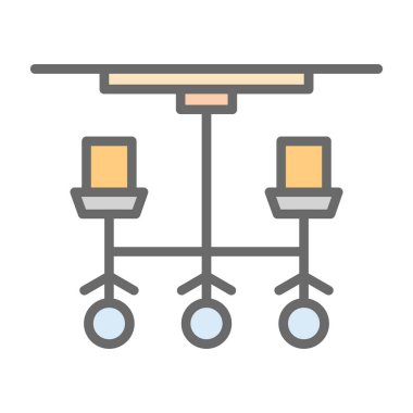 Web tasarımı ve geliştirme renkli vektör simgesi tasarımı