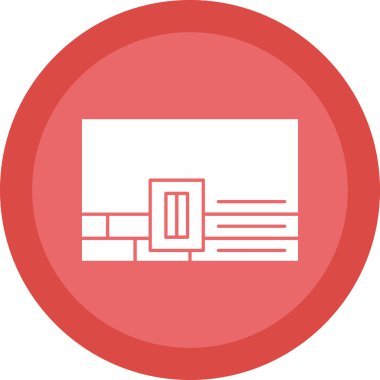 Modern eğitim ikonunun vektör illüstrasyonu